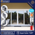 Made in China Energy Saving Tempered Glazed Aluminium Bellow Framed Door